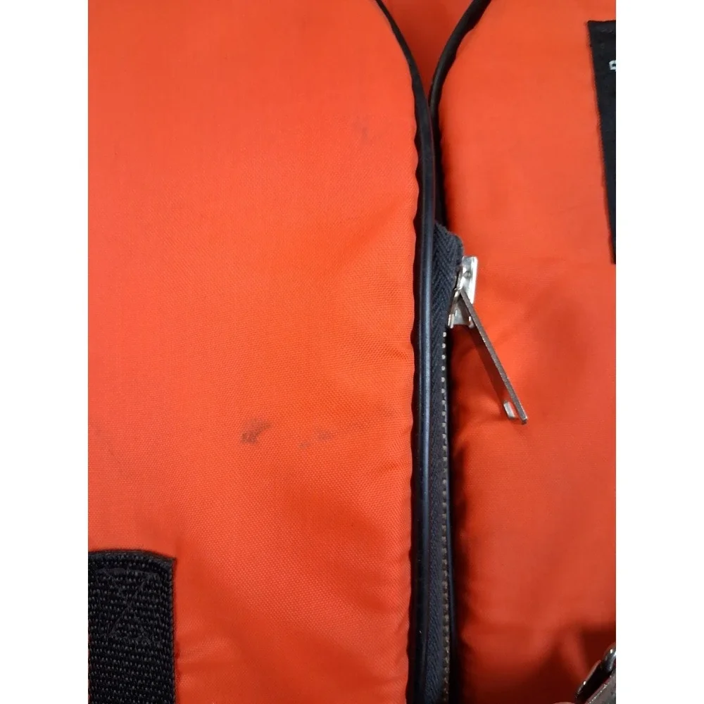 Vtg Stearns Adult Life Jacket M Orange Type III Flotation Device 90s Boating